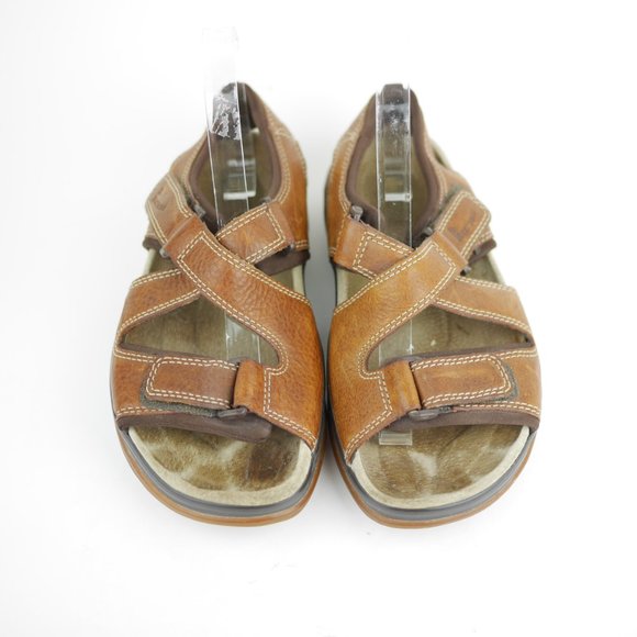 DR. MARTENS Brown leather sandals comfort shoes main image 6